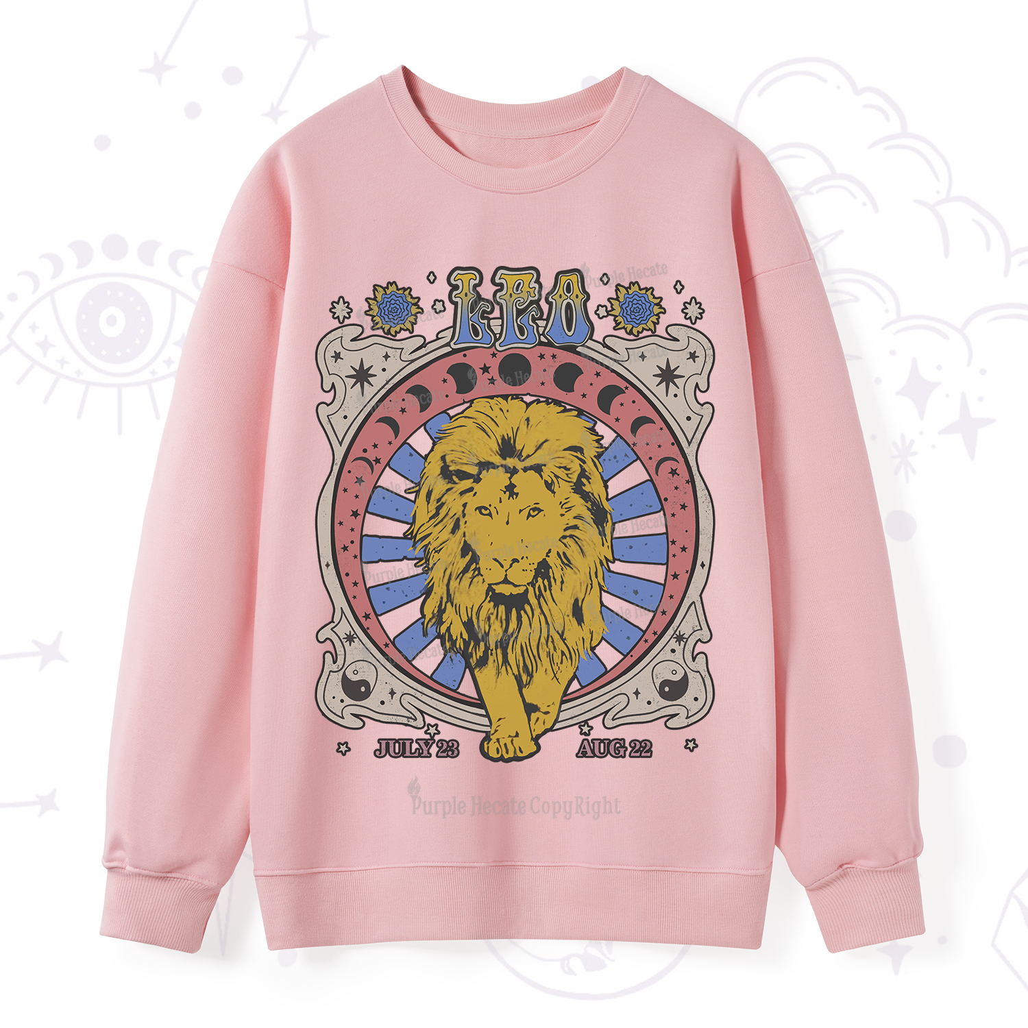 Purplehecate Leo Crew Zodiac Sweatshirt