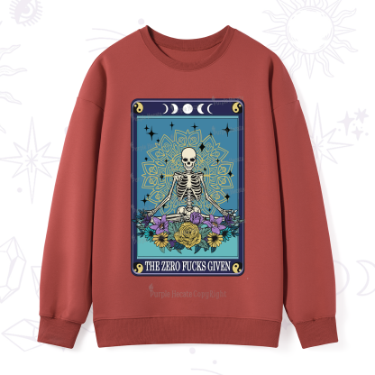 PurplehecateThe Zero Fucks Given Tarot Sweatshirt