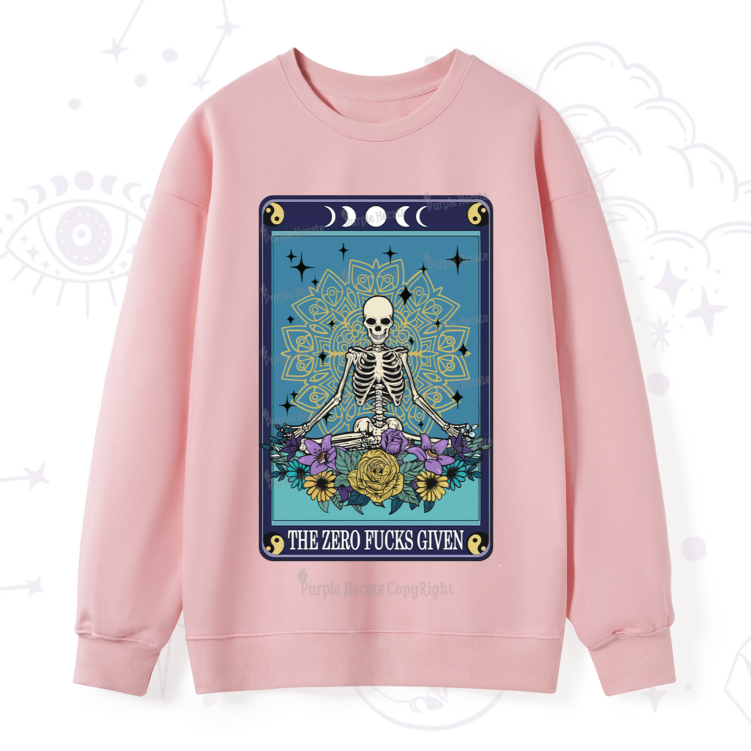 PurplehecateThe Zero Fucks Given Tarot Sweatshirt