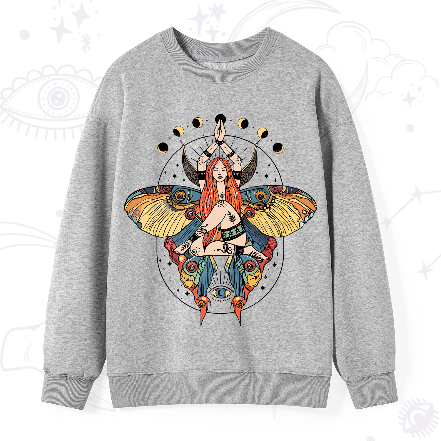 Purplehecate Luna Moth Sweatshirt