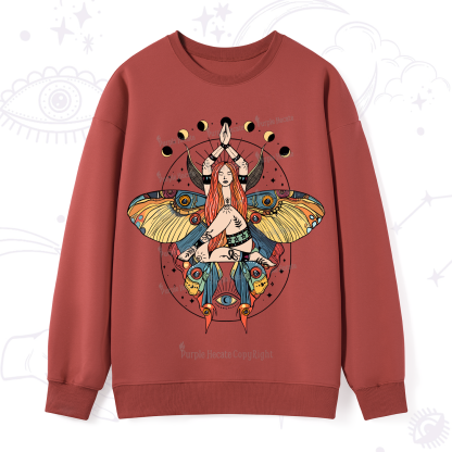 Purplehecate Luna Moth Sweatshirt