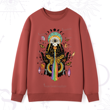 Purplehecate Mystical Witchy Hands Sweatshirt