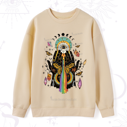 Purplehecate Mystical Witchy Hands Sweatshirt