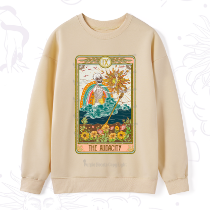 Purplehecate The Audacity Tarot Card Sweatshirt