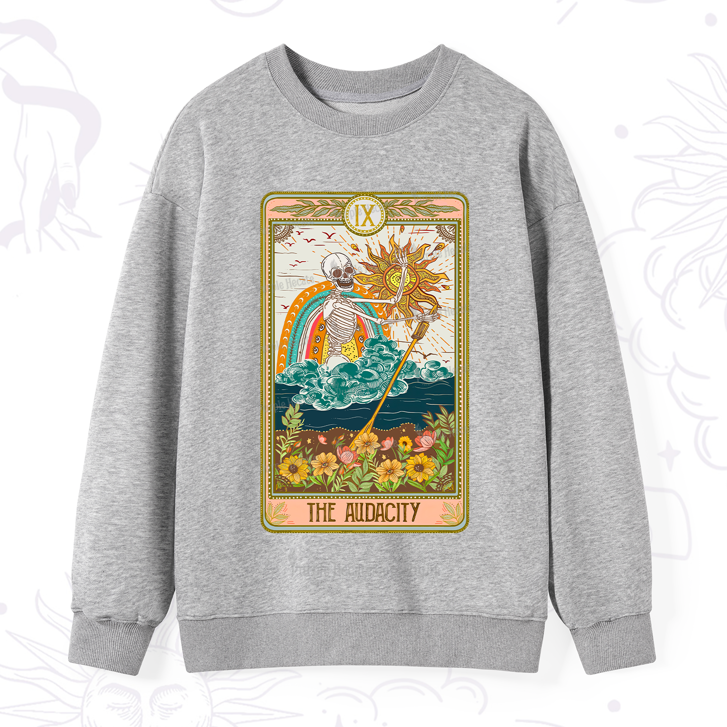 Purplehecate The Audacity Tarot Card Sweatshirt