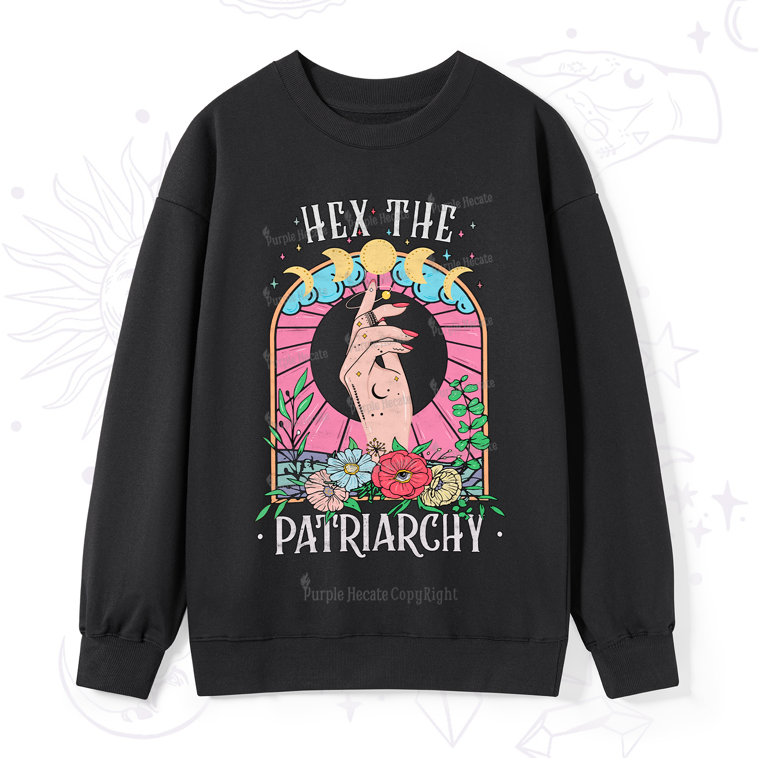 Purplehecate Hex The Patriarchy Sweatshirt