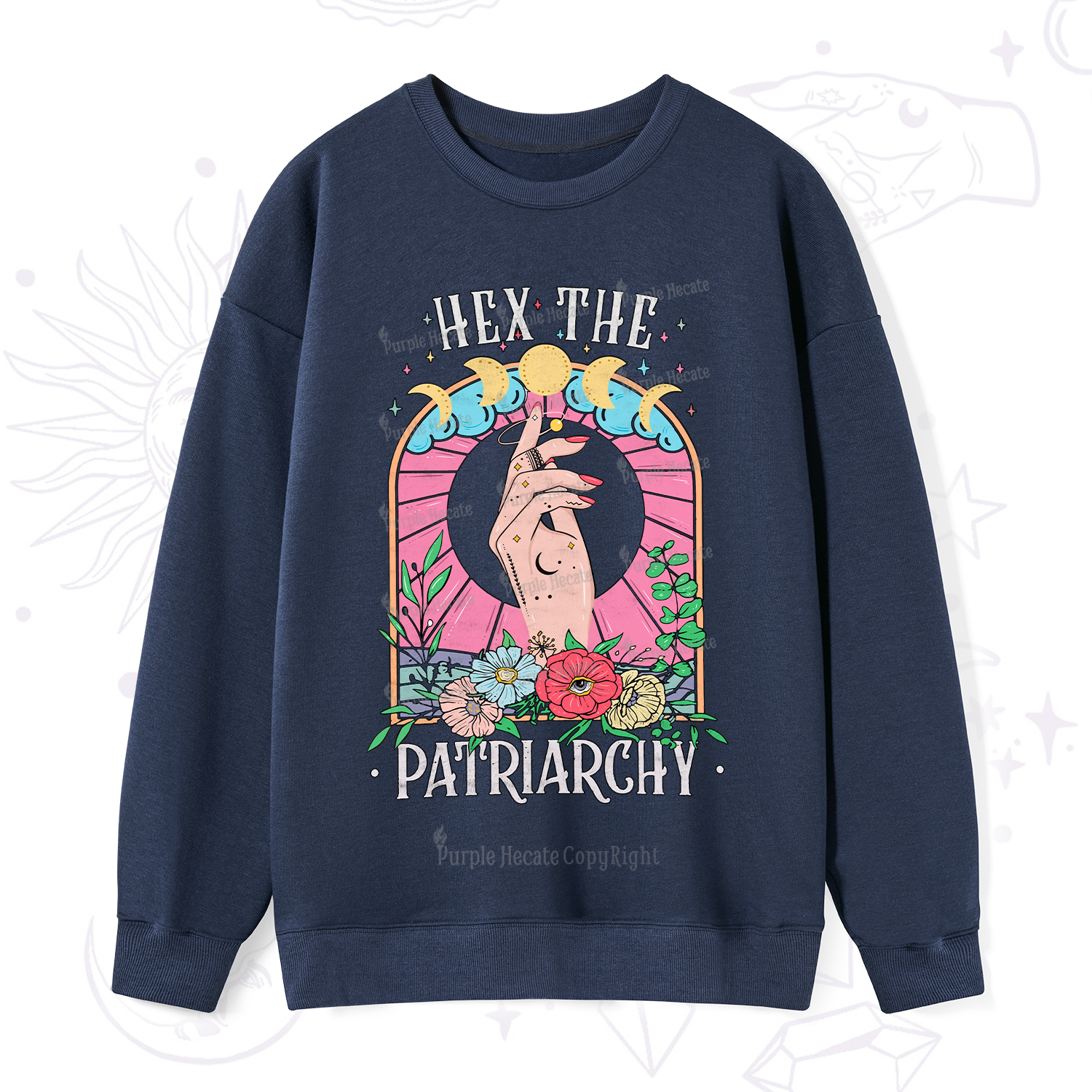 Purplehecate Hex The Patriarchy Sweatshirt