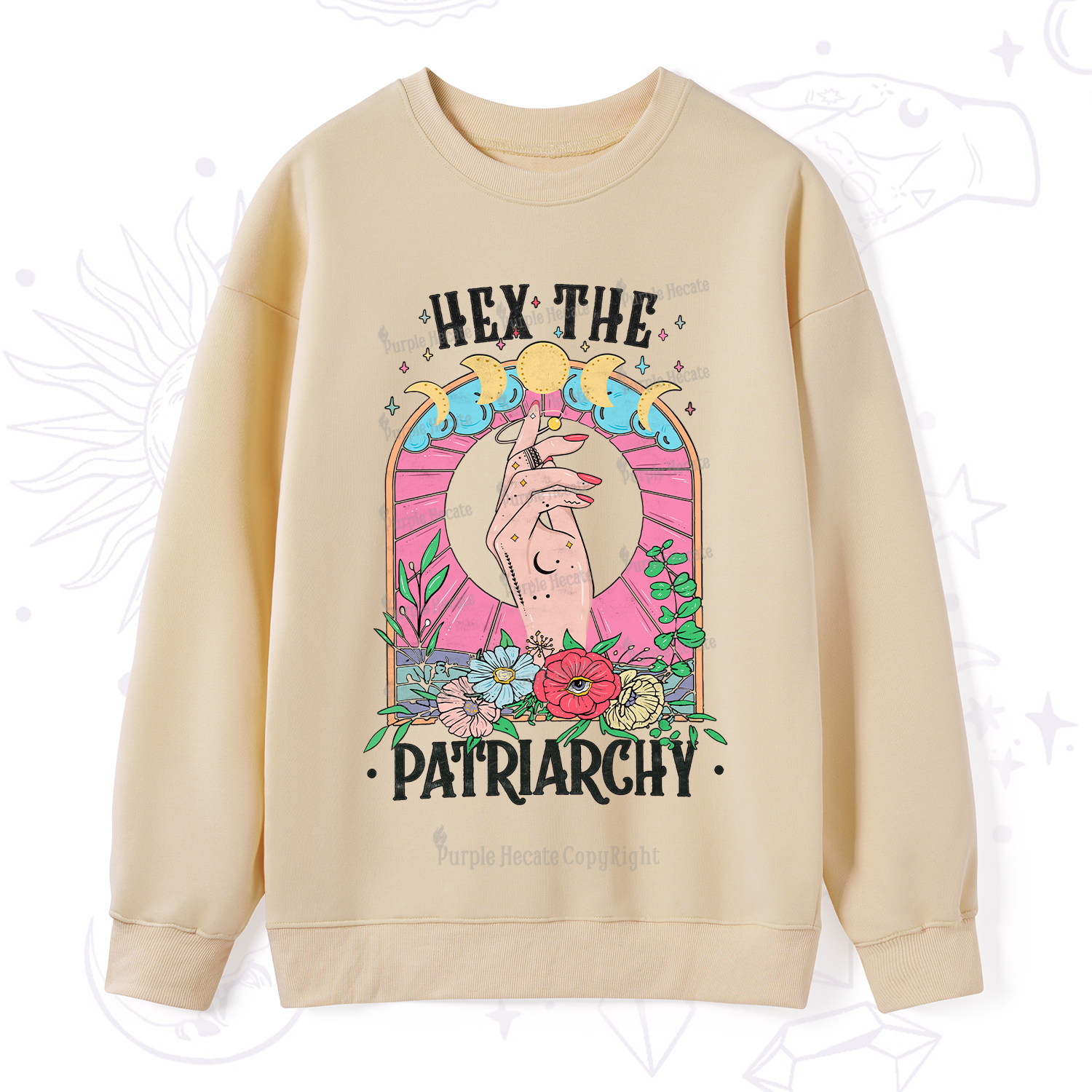 Purplehecate Hex The Patriarchy Sweatshirt