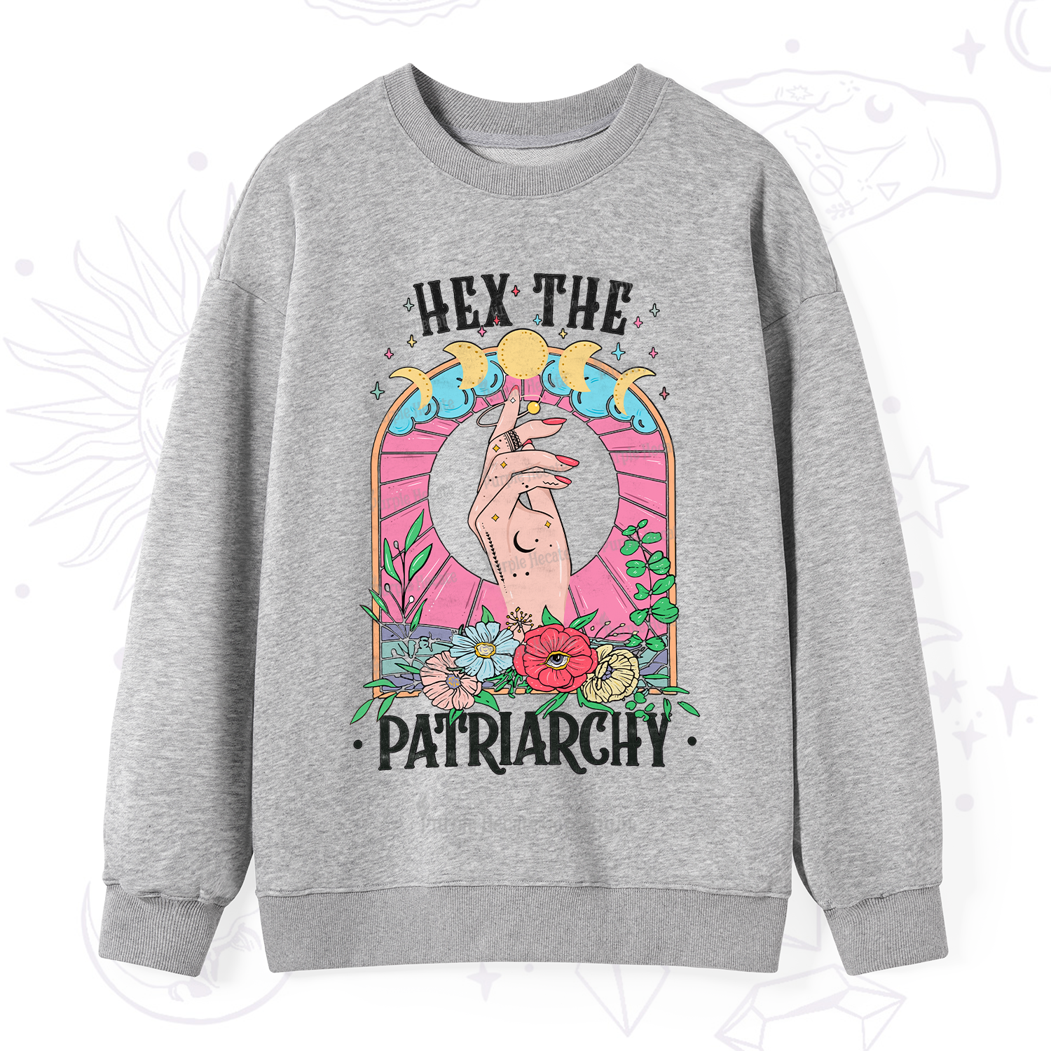 Purplehecate Hex The Patriarchy Sweatshirt