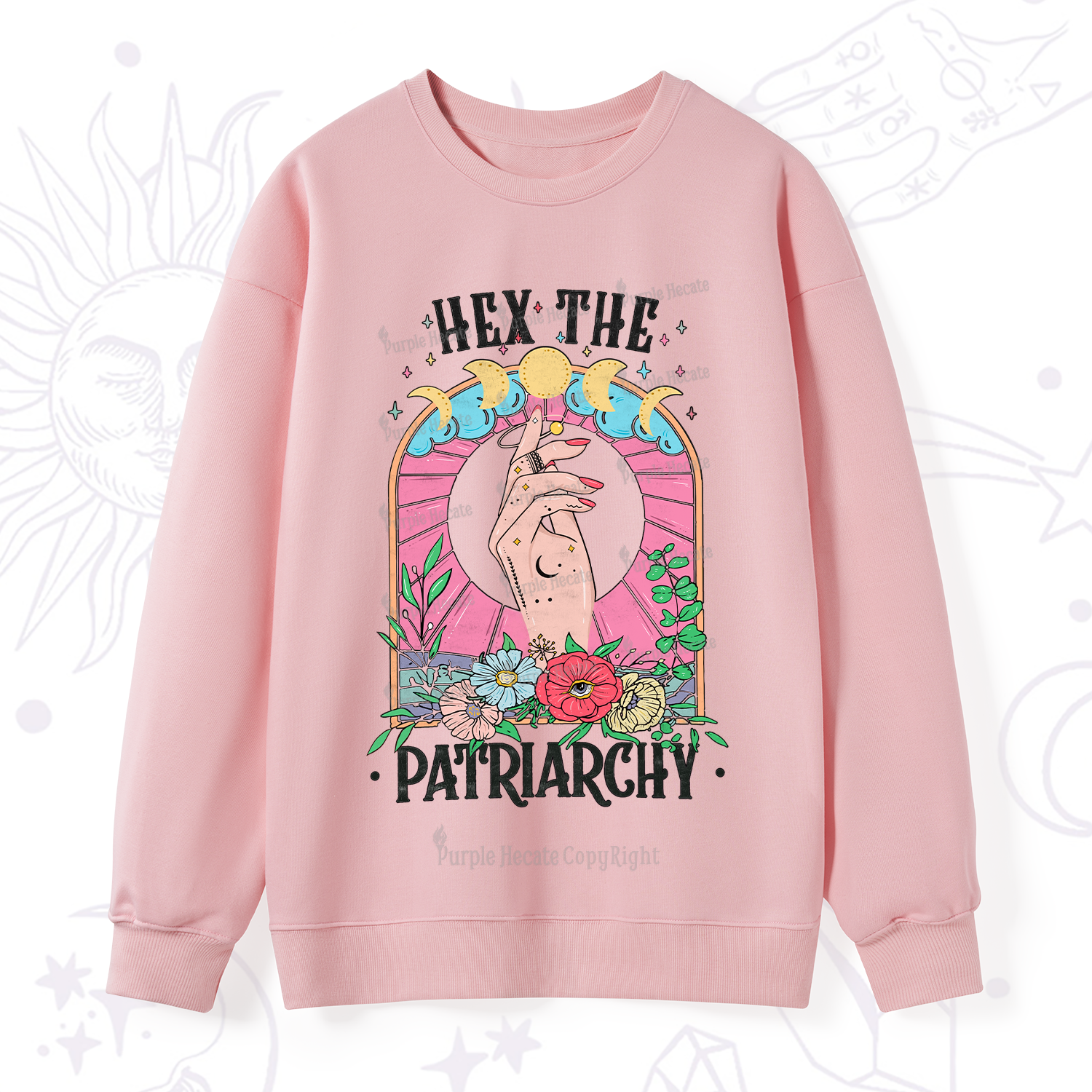 Purplehecate Hex The Patriarchy Sweatshirt