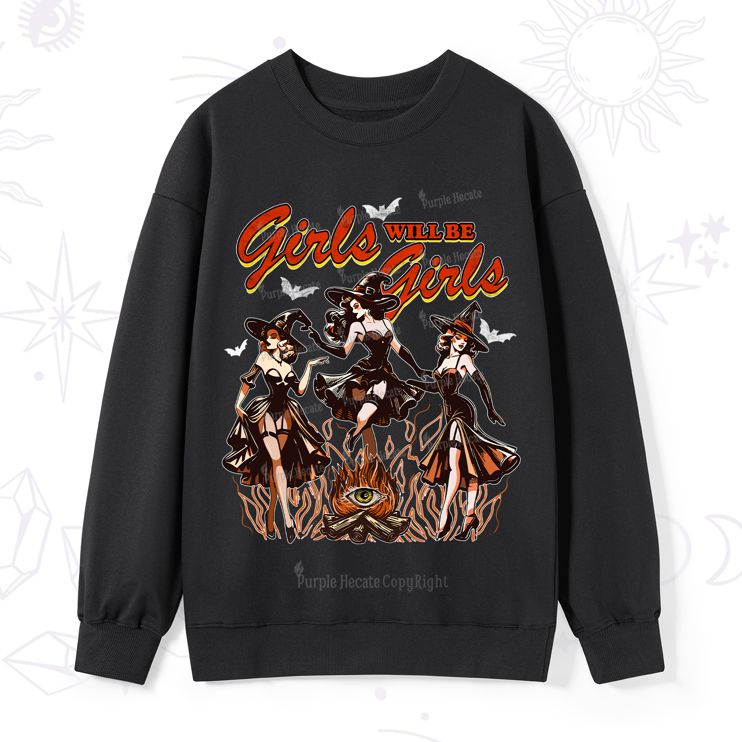 Purplehecate Girls Will Be Girls Sweatshirt