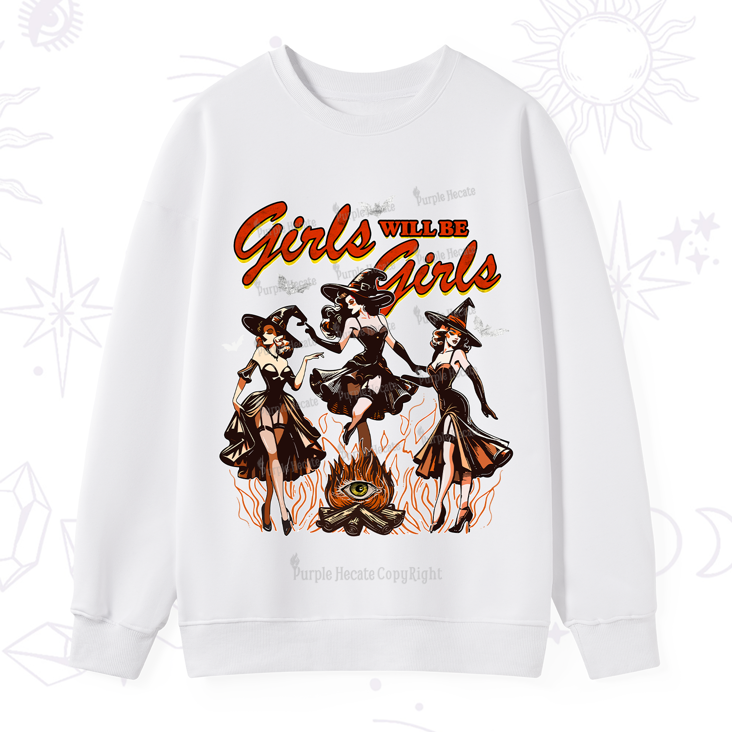 Purplehecate Girls Will Be Girls Sweatshirt