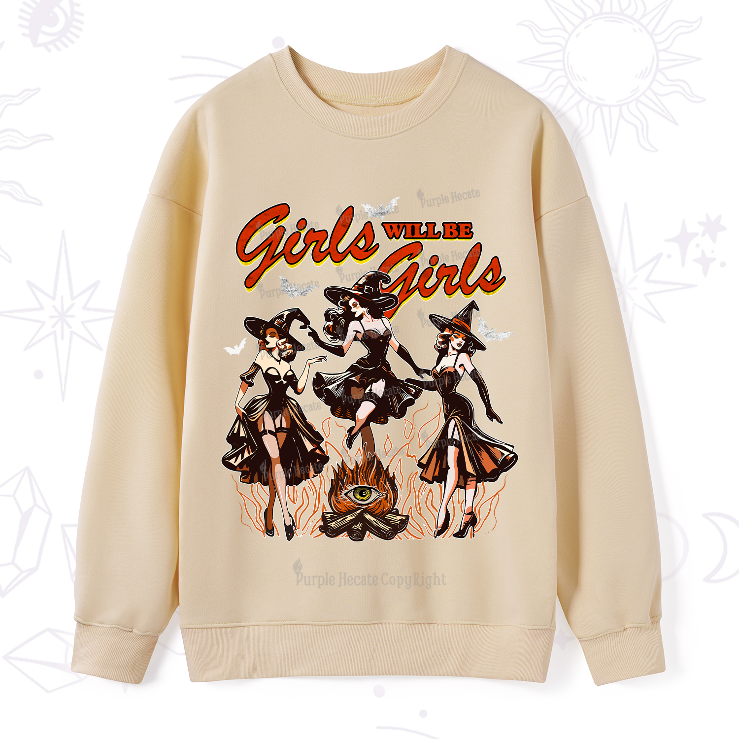 Purplehecate Girls Will Be Girls Sweatshirt