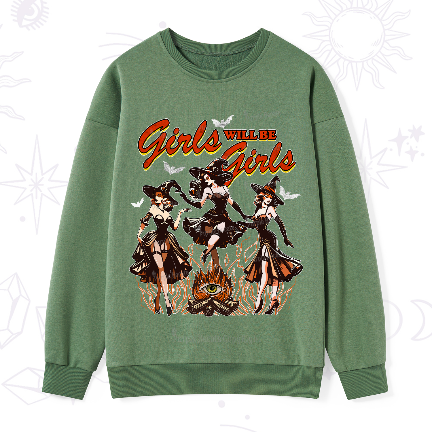 Purplehecate Girls Will Be Girls Sweatshirt