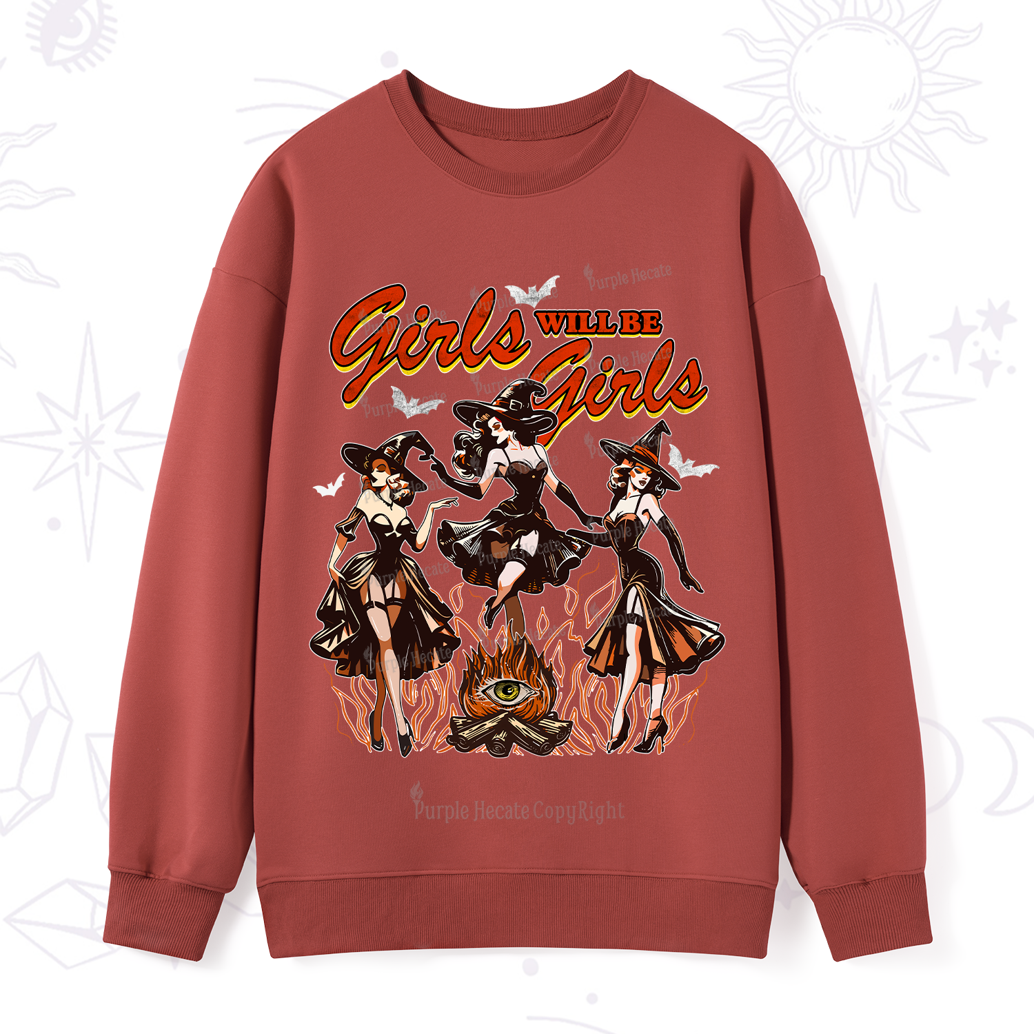 Purplehecate Girls Will Be Girls Sweatshirt