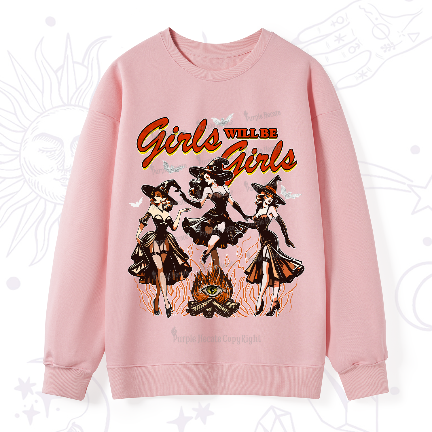 Purplehecate Girls Will Be Girls Sweatshirt