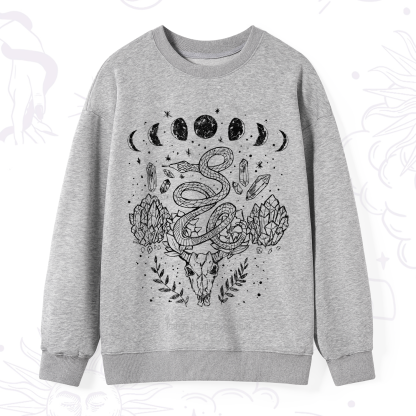 Purplehecate Crystals Witchy Sweatshirt