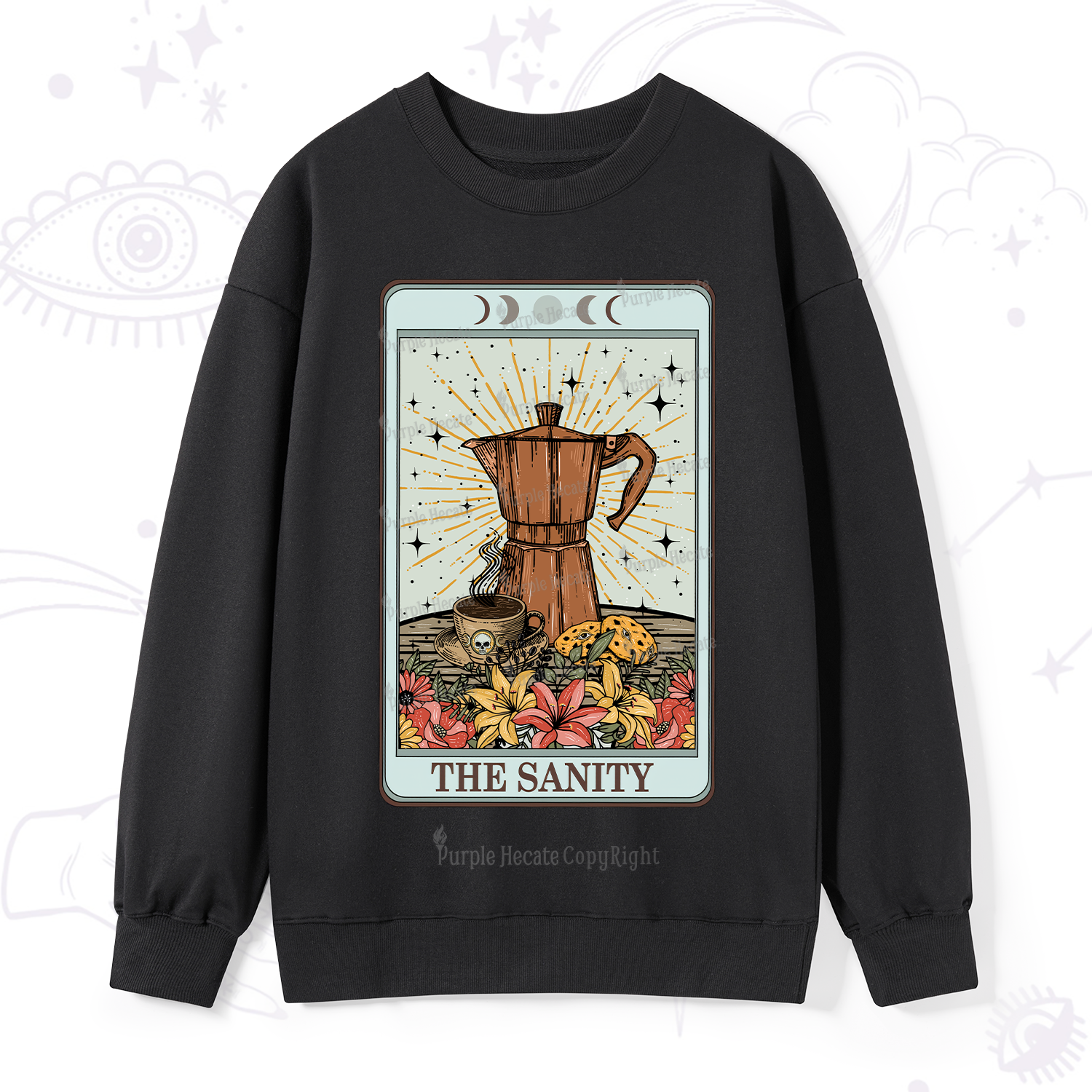 Purplehecate The Sanity Tarot Sweatshirt