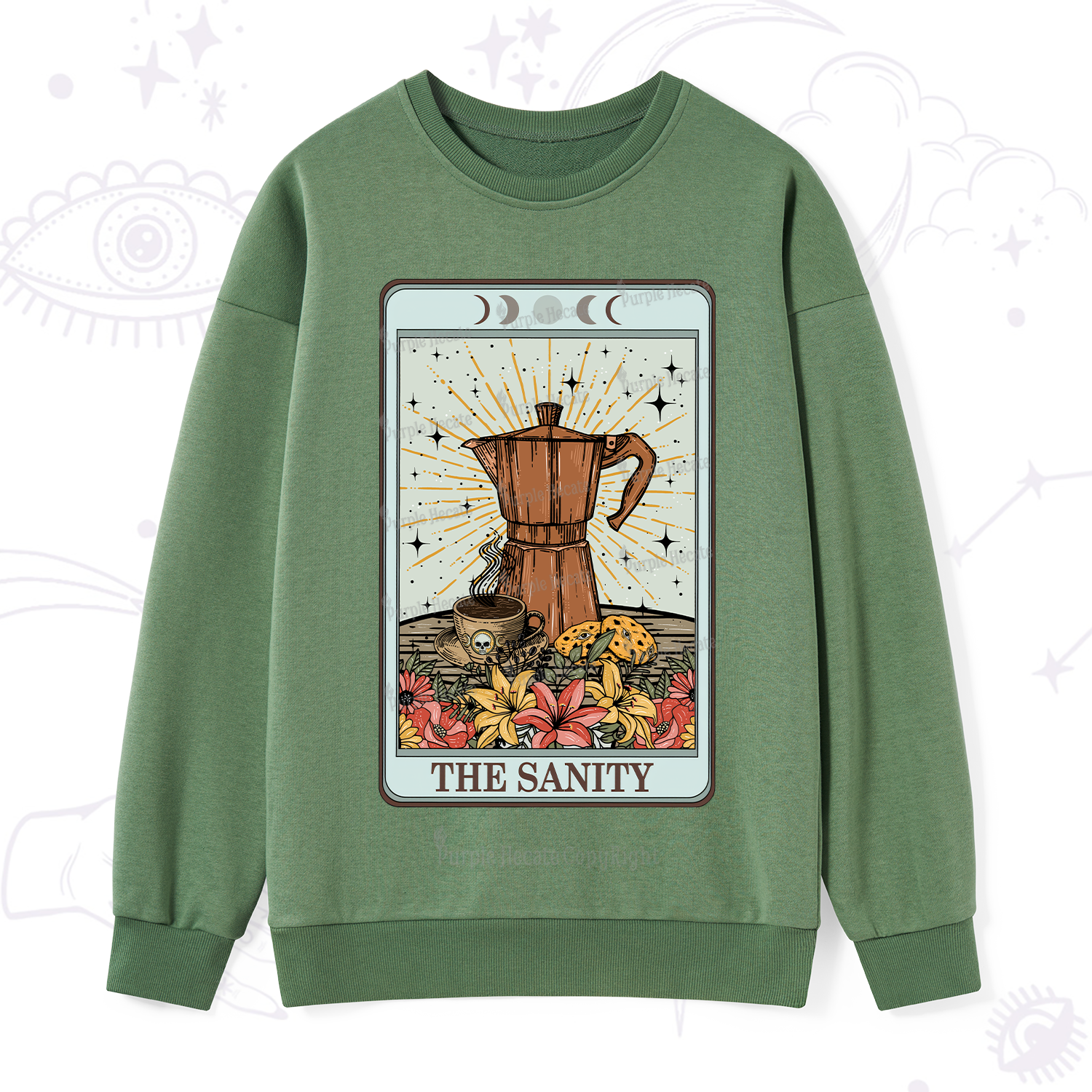 Purplehecate The Sanity Tarot Sweatshirt