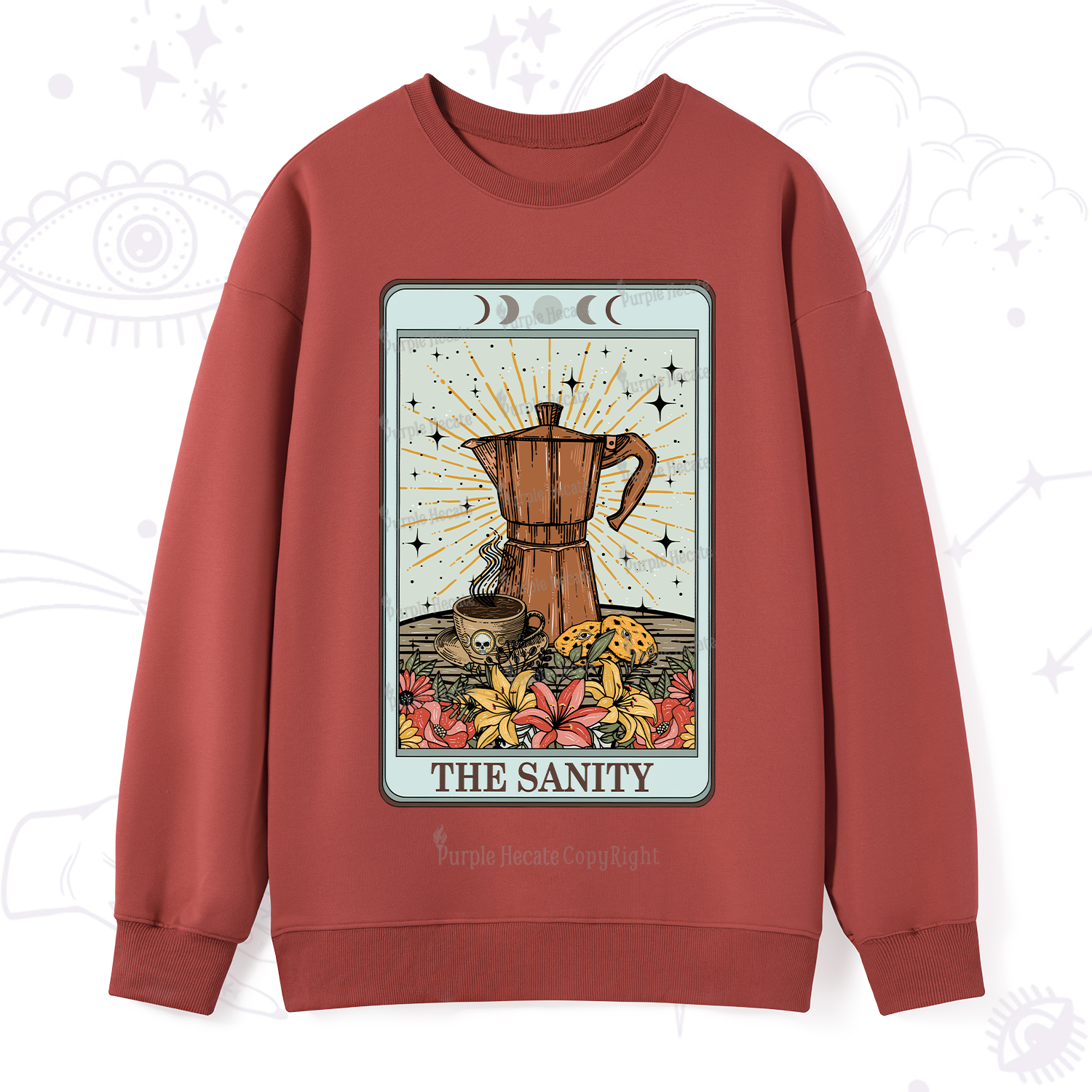 Purplehecate The Sanity Tarot Sweatshirt