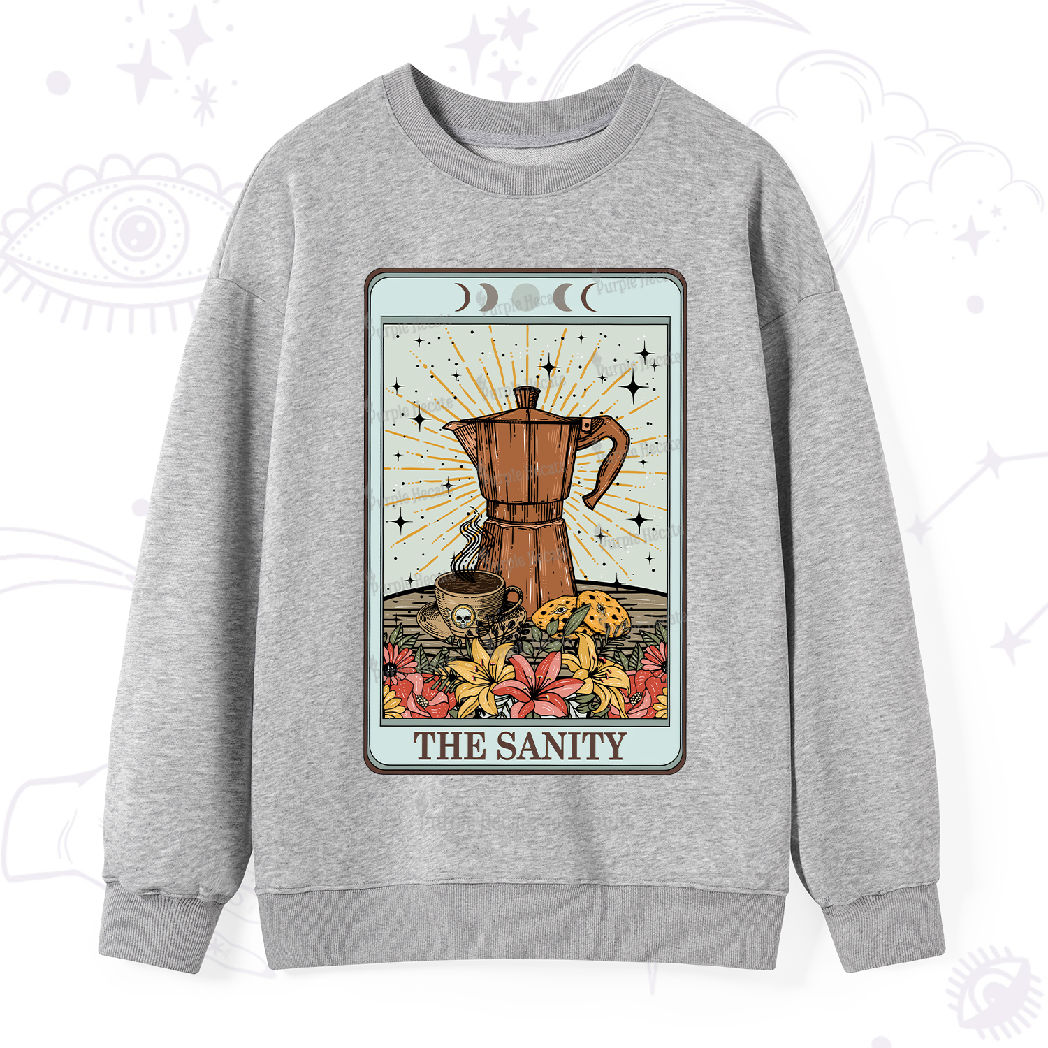 Purplehecate The Sanity Tarot Sweatshirt