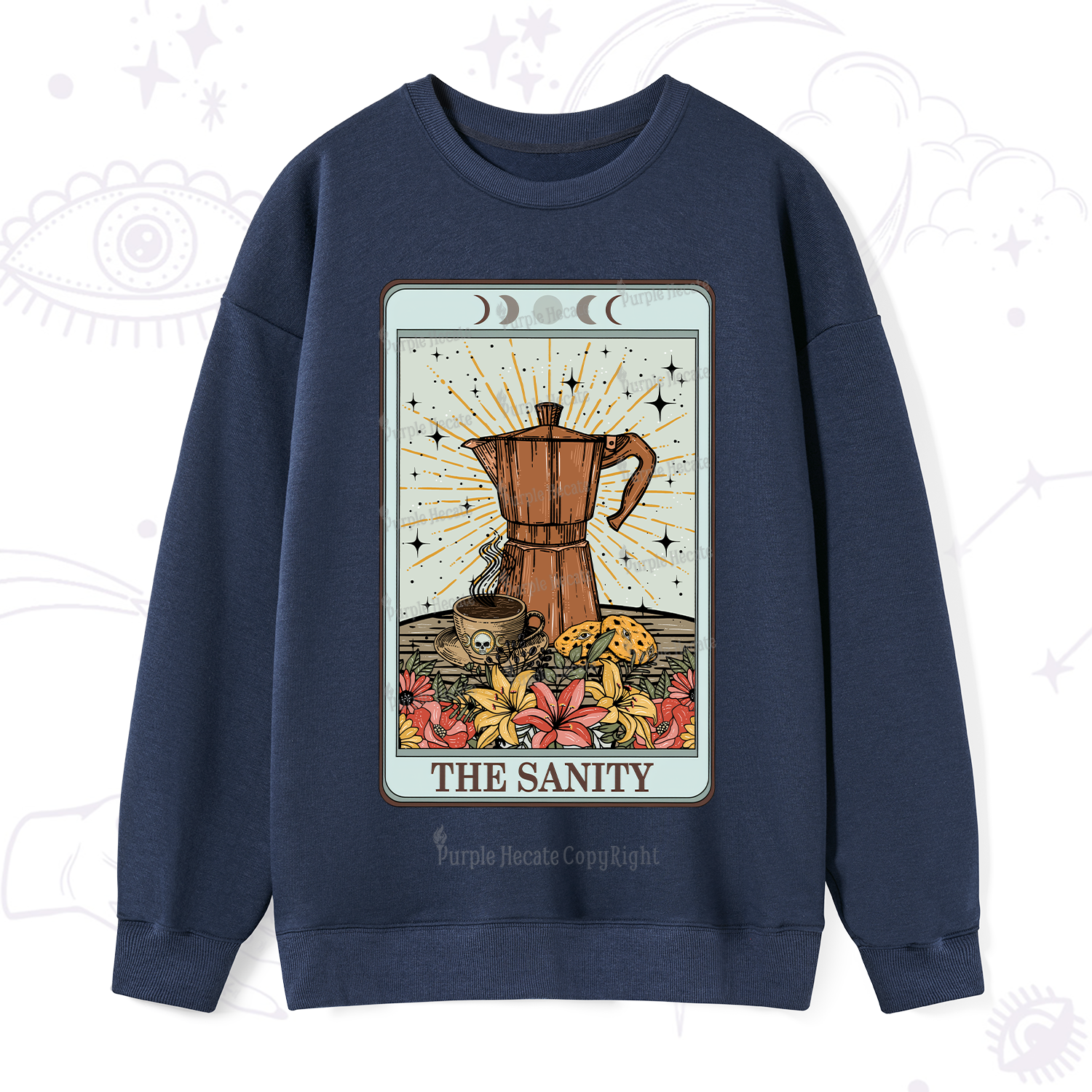 Purplehecate The Sanity Tarot Sweatshirt