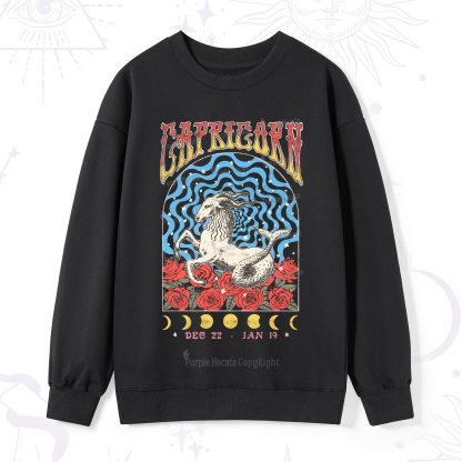 Purplehecate Capricorn Crew Zodiac Sweatshirt