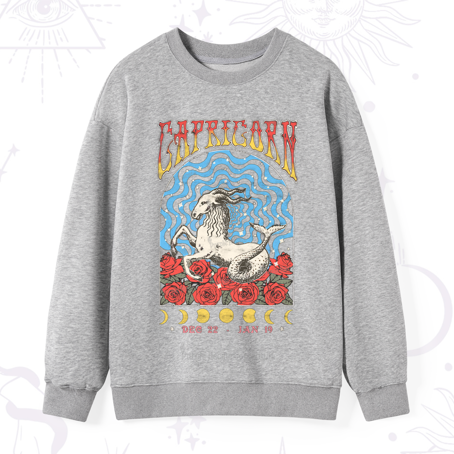 Purplehecate Capricorn Crew Zodiac Sweatshirt