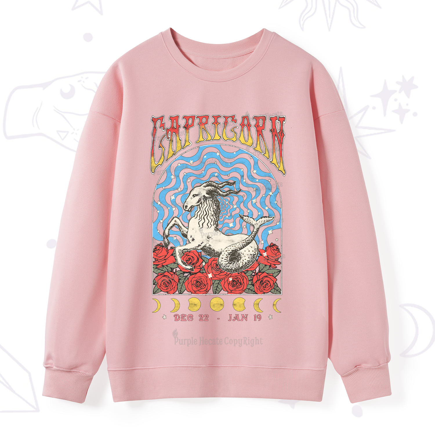 Purplehecate Capricorn Crew Zodiac Sweatshirt