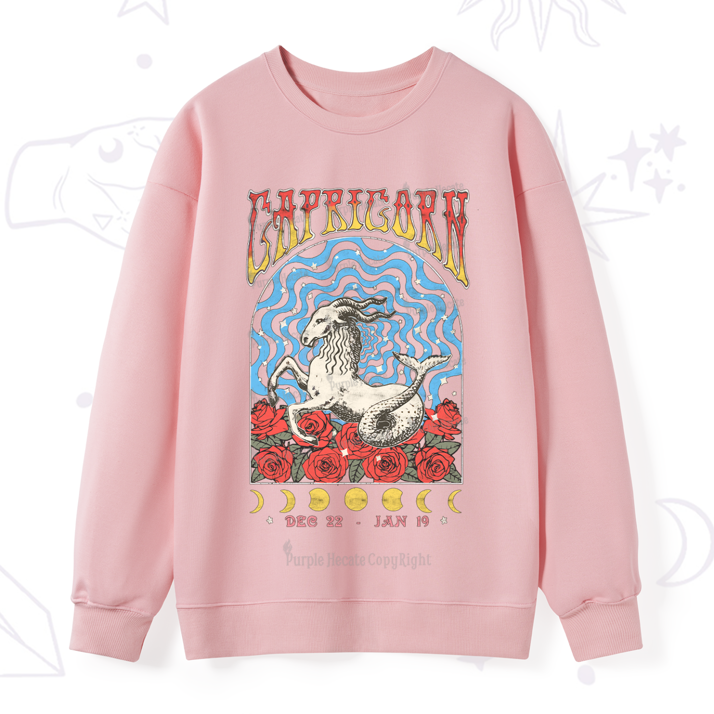 Purplehecate Capricorn Crew Zodiac Sweatshirt