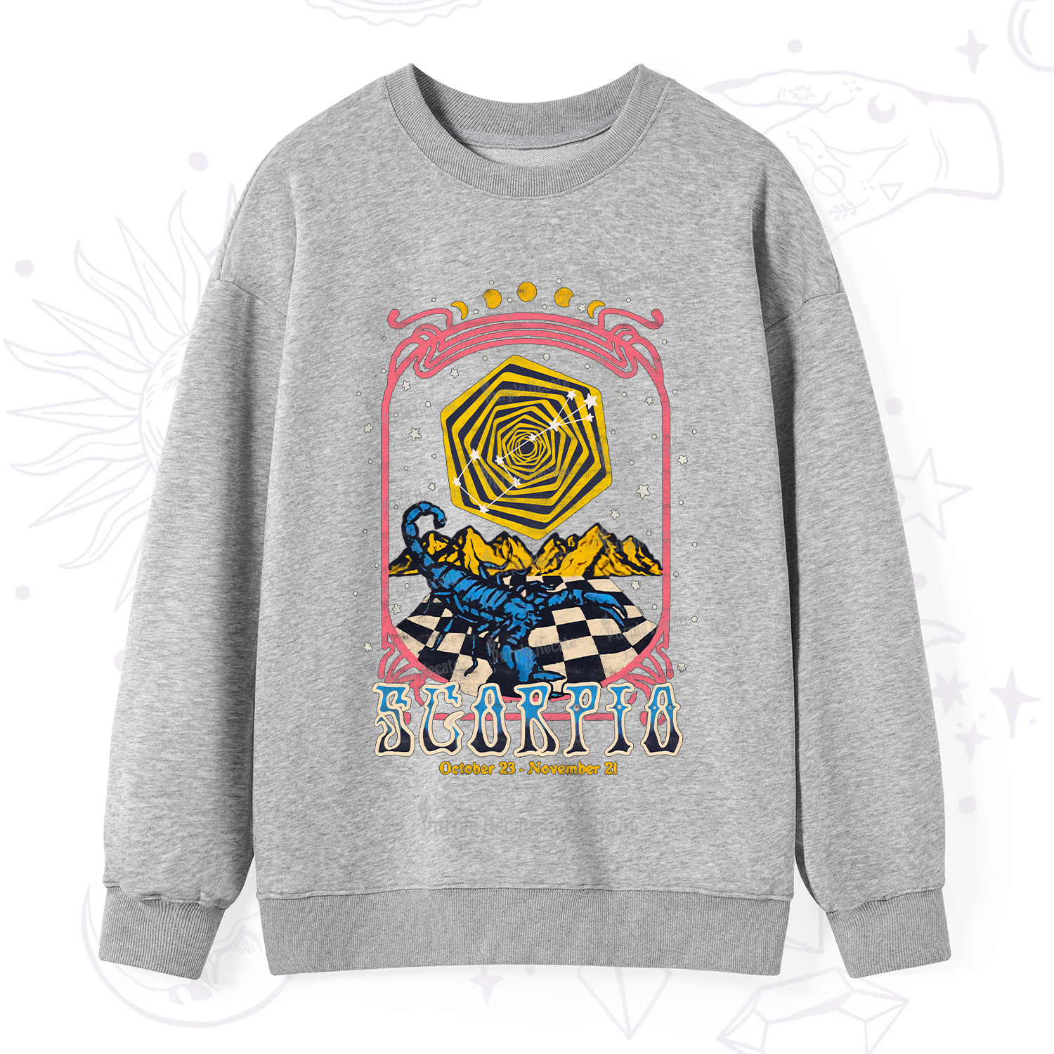 Purplehecate Scorpio Crew Zodiac Sweatshirt