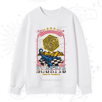 Purplehecate Scorpio Crew Zodiac Sweatshirt
