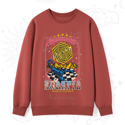 Purplehecate Scorpio Crew Zodiac Sweatshirt