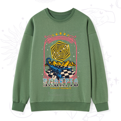 Purplehecate Scorpio Crew Zodiac Sweatshirt