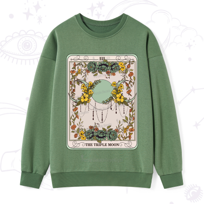 Purplehecate The Triple Moon Tarot Sweatshirt