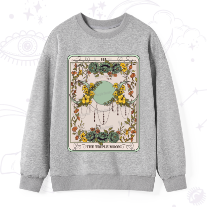 Purplehecate The Triple Moon Tarot Sweatshirt