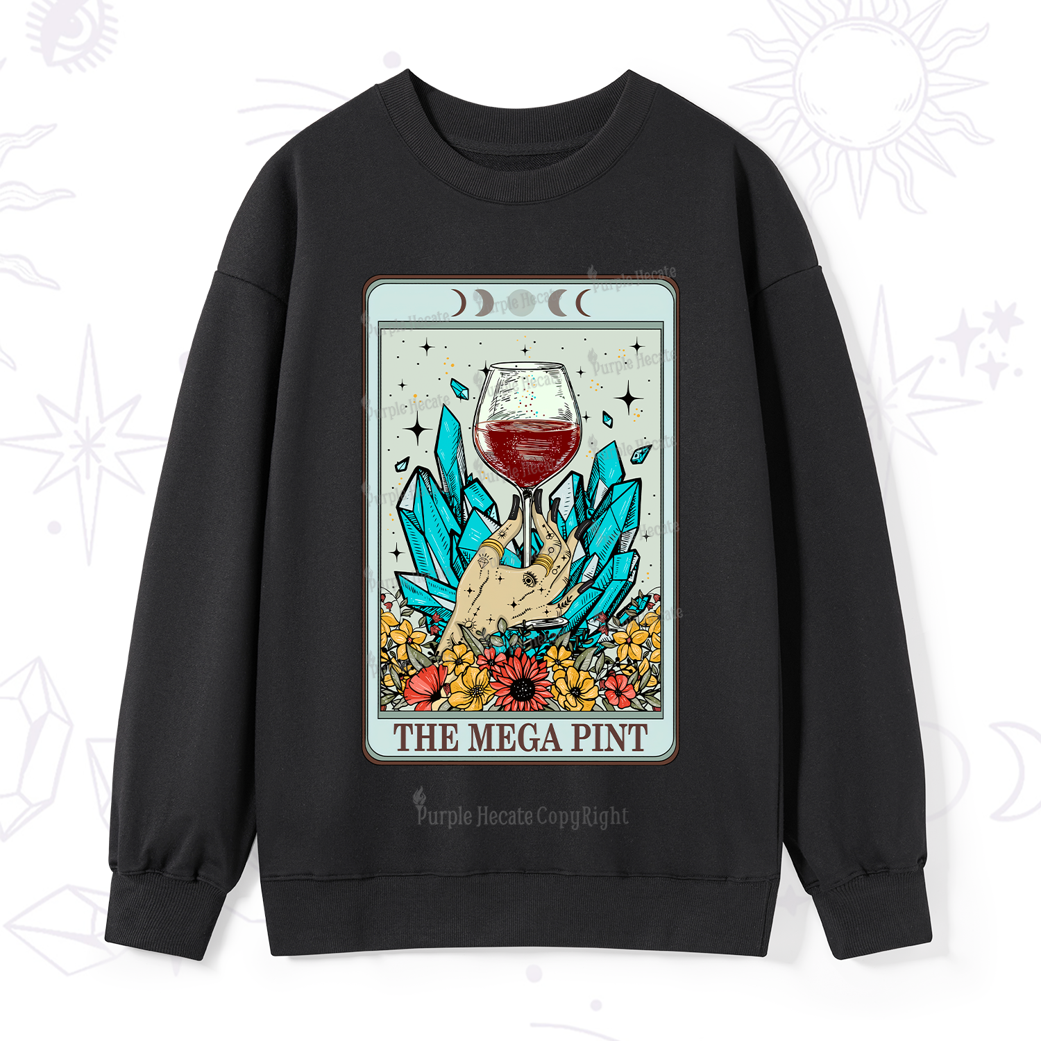 Purplehecate The Mega Pint Sweatshirt