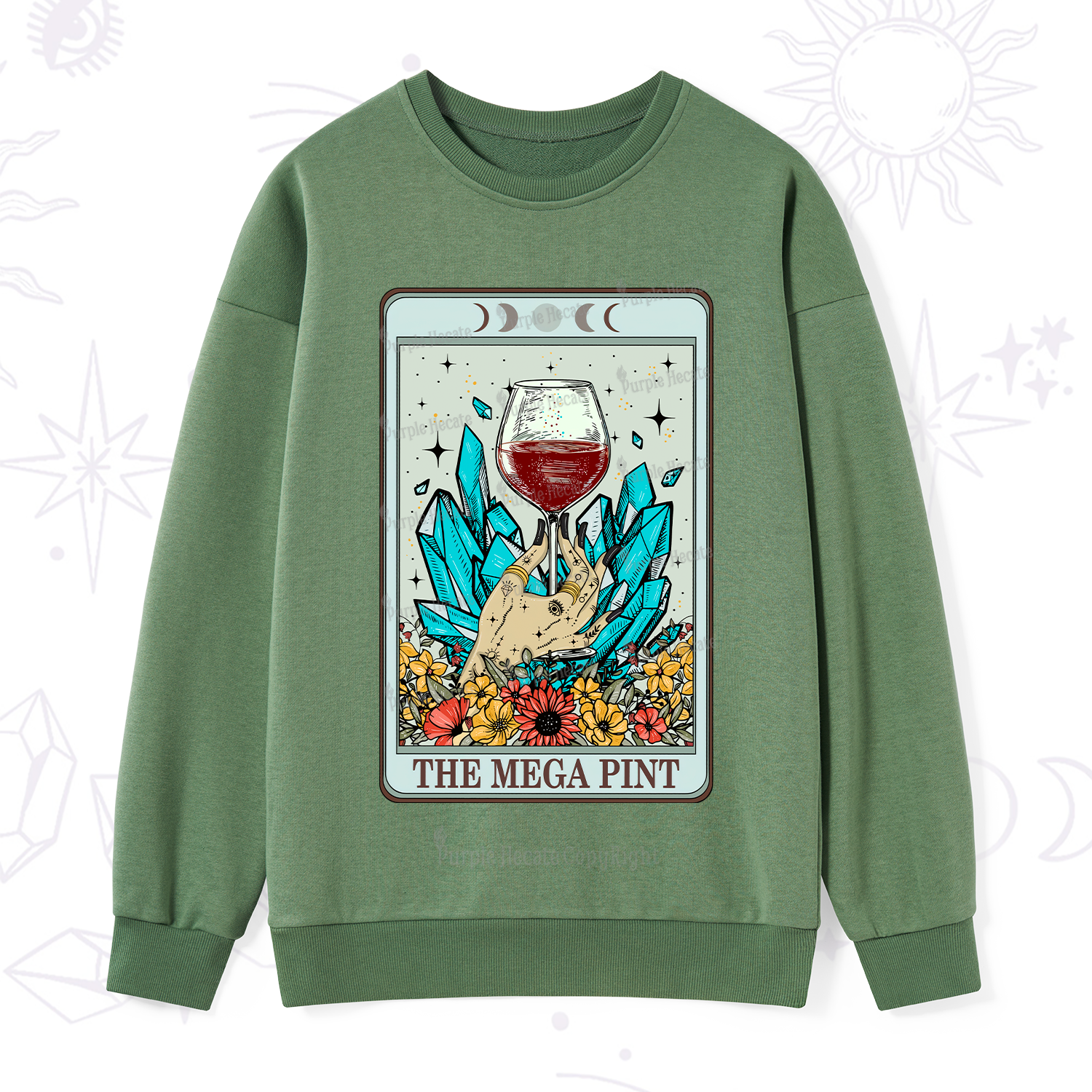 Purplehecate The Mega Pint Sweatshirt