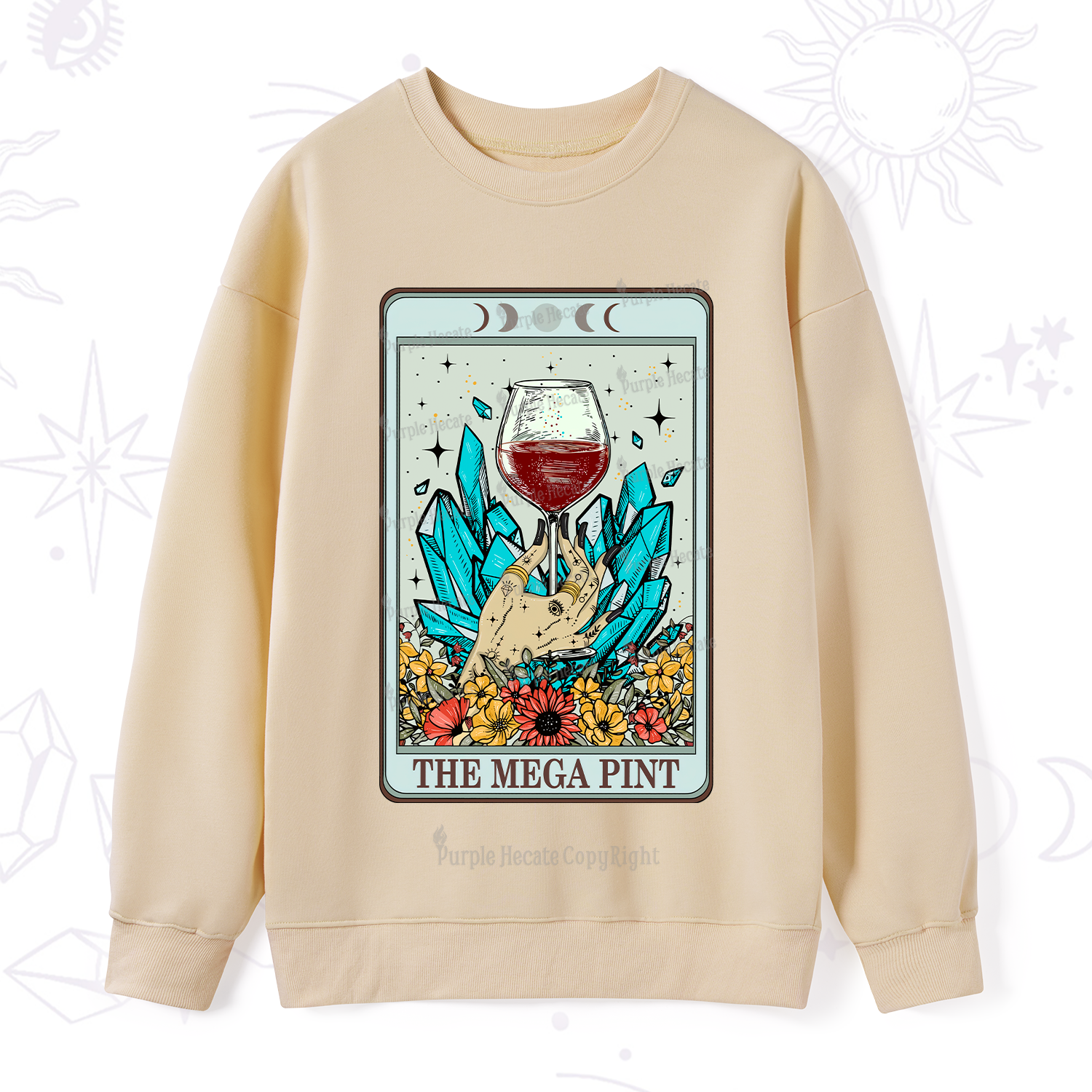 Purplehecate The Mega Pint Sweatshirt