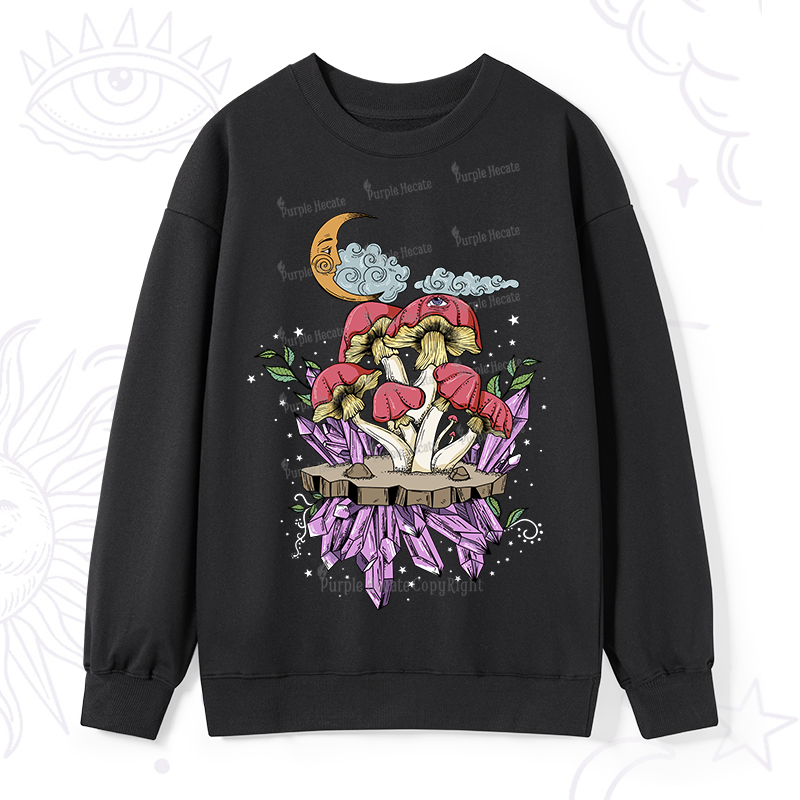 Purplehecate Fantasy Mushroom Sweatshirt