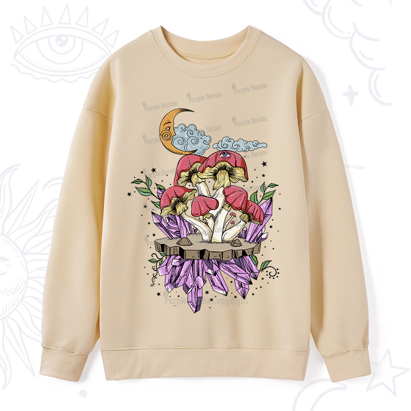 Purplehecate Fantasy Mushroom Sweatshirt