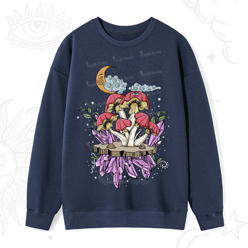 Purplehecate Fantasy Mushroom Sweatshirt