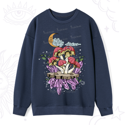 Purplehecate Fantasy Mushroom Sweatshirt