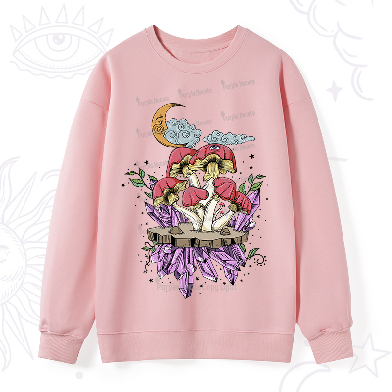 Purplehecate Fantasy Mushroom Sweatshirt