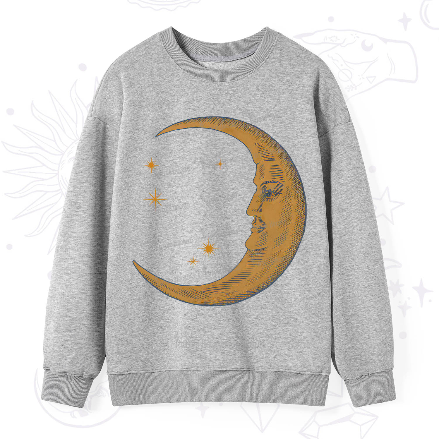 Purplehecate Celestial Moon Sweatshirt