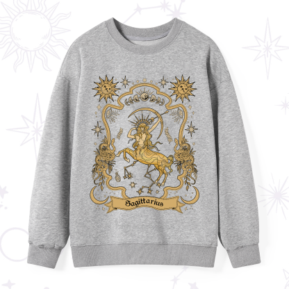 Purplehecate Sagittarius' Astral Mirage Zodiac Sweatshirt