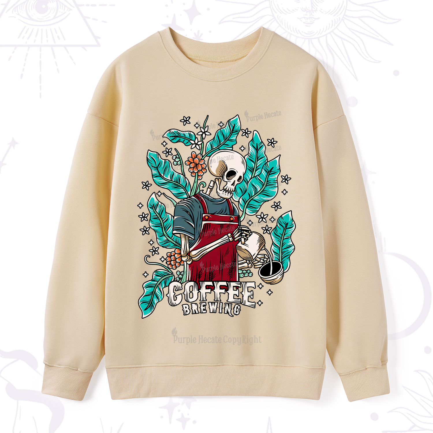 Purplehecate Coffee Brewing Sweatshirt