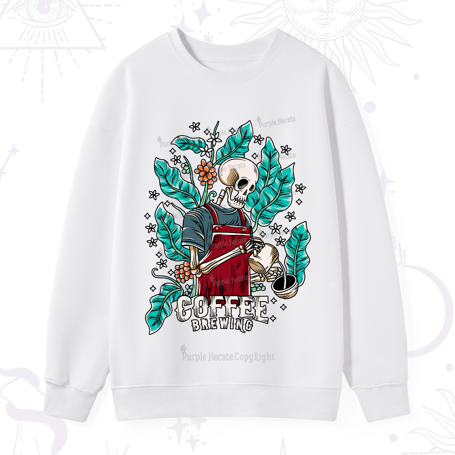 Purplehecate Coffee Brewing Sweatshirt