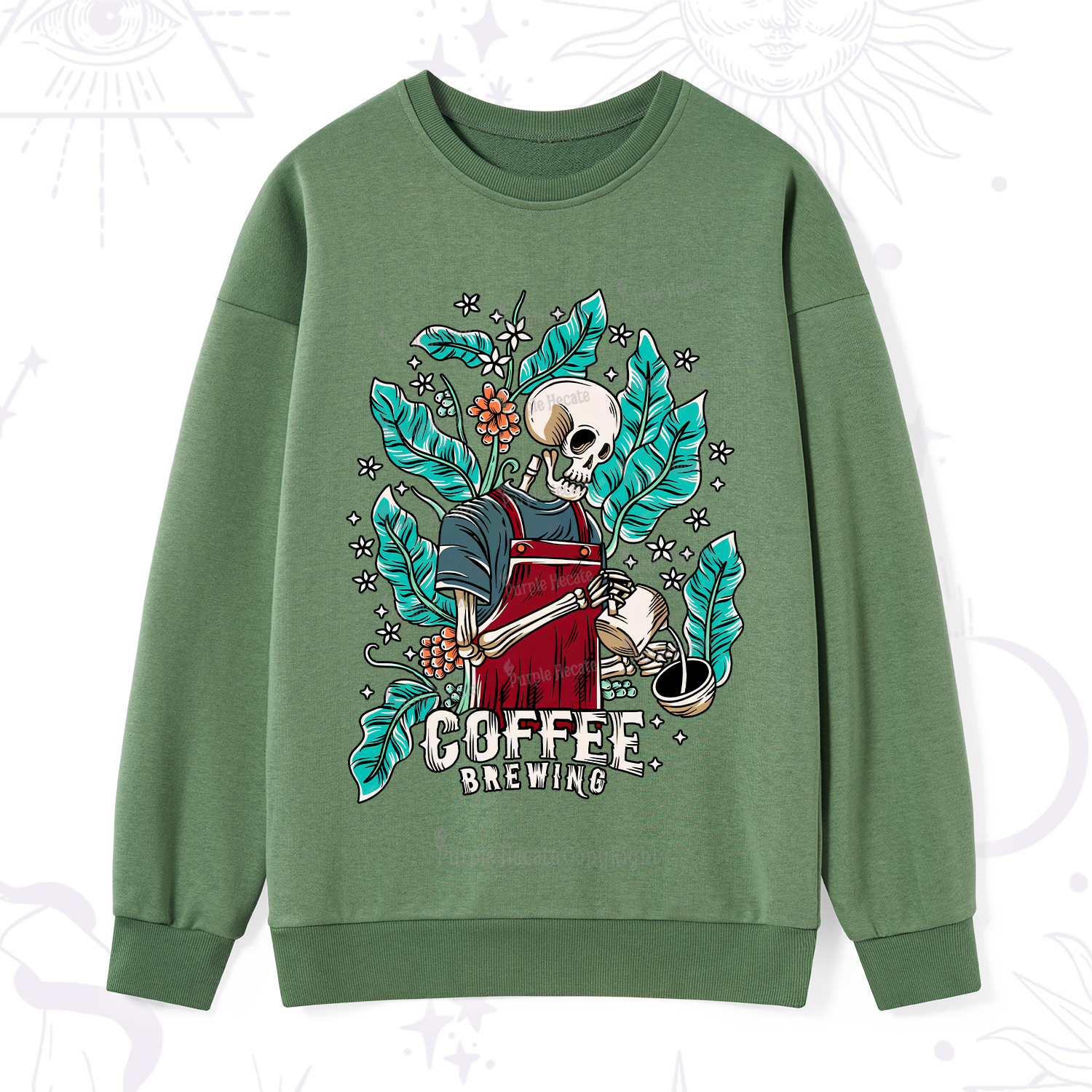 Purplehecate Coffee Brewing Sweatshirt