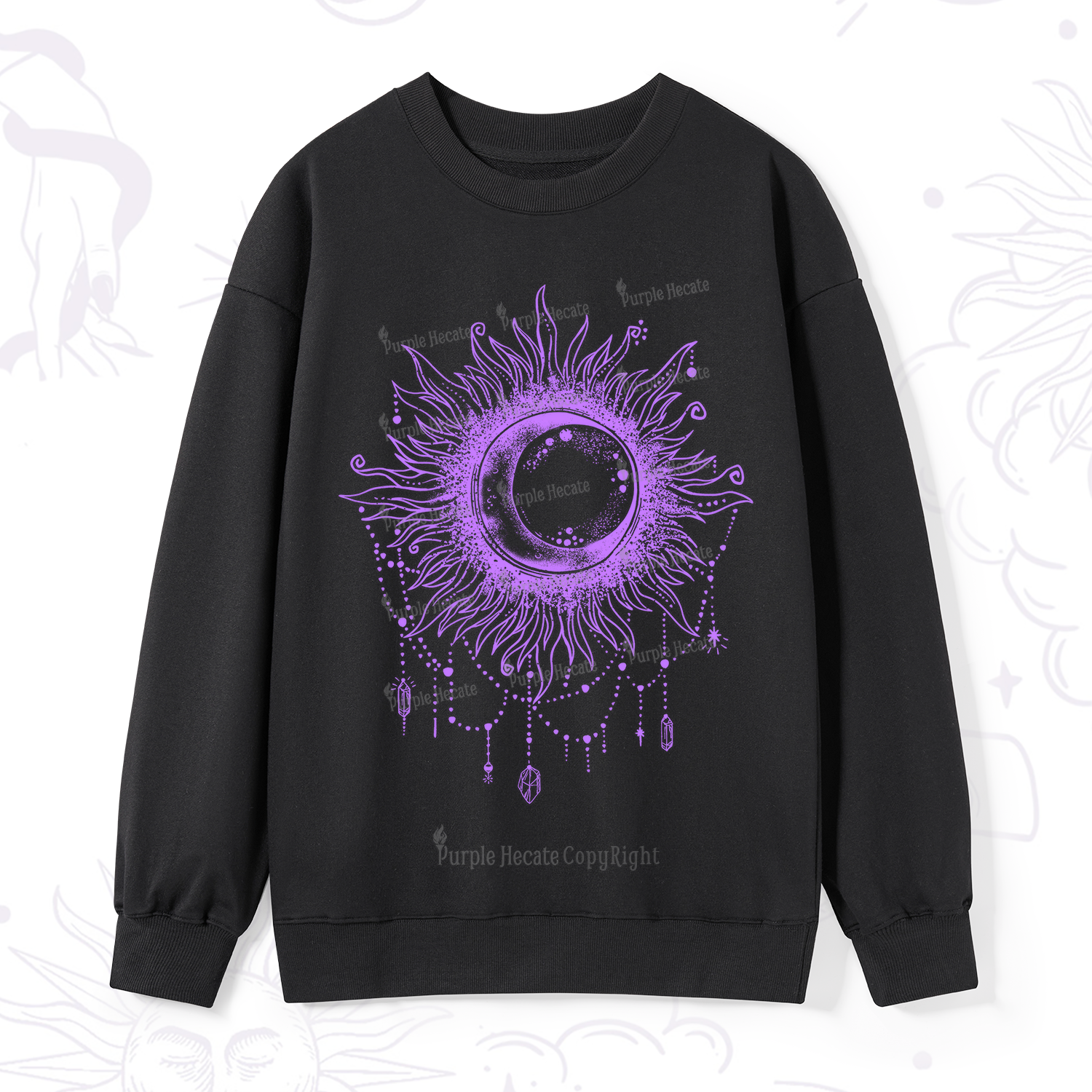 Purplehecate Starry Eye Sweatshirt
